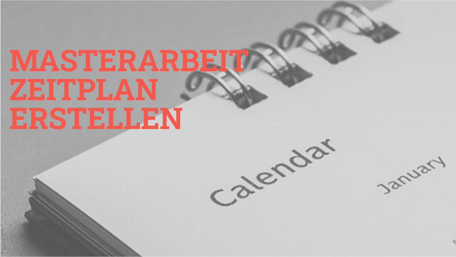 Masterarbeit Zeitplan erstellen Zeitplan Masterarbeit: Ohne Stress zum Erfolg