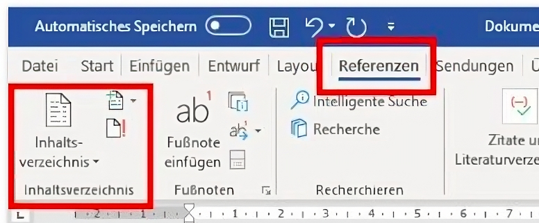 inhaltsverzeichnis hausarbeit