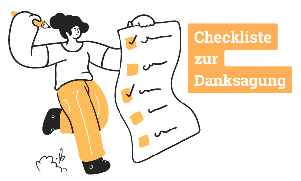 Checkliste zur Danksagung danksagung bachelorarbeit englisch