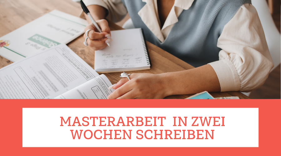 masterarbeit in zwei Wochen schreiben masterarbeit in zwei Wochen schreiben